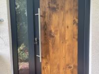Holz-Haustür mit Alu-Rahmen
