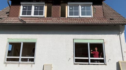 Kunststoff-Fenster in weiß