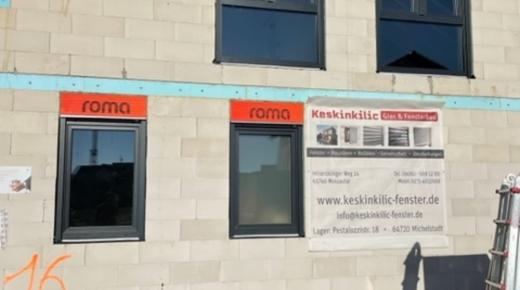 Kunststoff-Fenster mit ROMA Rollladen