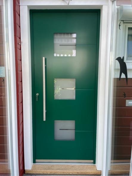 PaX Haustür in grün